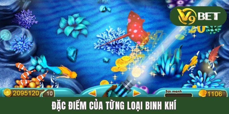 100+ Các Thuật Ngữ Bắn Cá Thông Dụng Nhất Năm 2025 3 Đặc điểm của từng loại binh khí