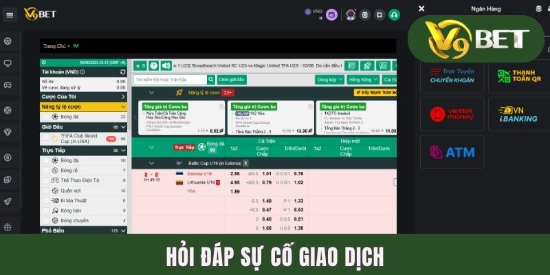 Hỏi đáp sự cố giao dịch