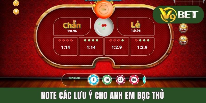 Xóc Đĩa Bịp - Cạm Bẫy Khiến Nhiều Tay Chơi Mất Tiền Oan 4 Note các lưu ý cho anh em bạc thủ